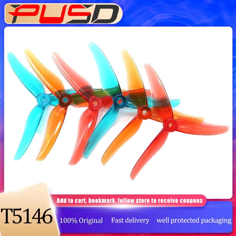 Drone Racing Propeller - 2쌍의 T-모터 T5146 5146 5인치 3블레이드