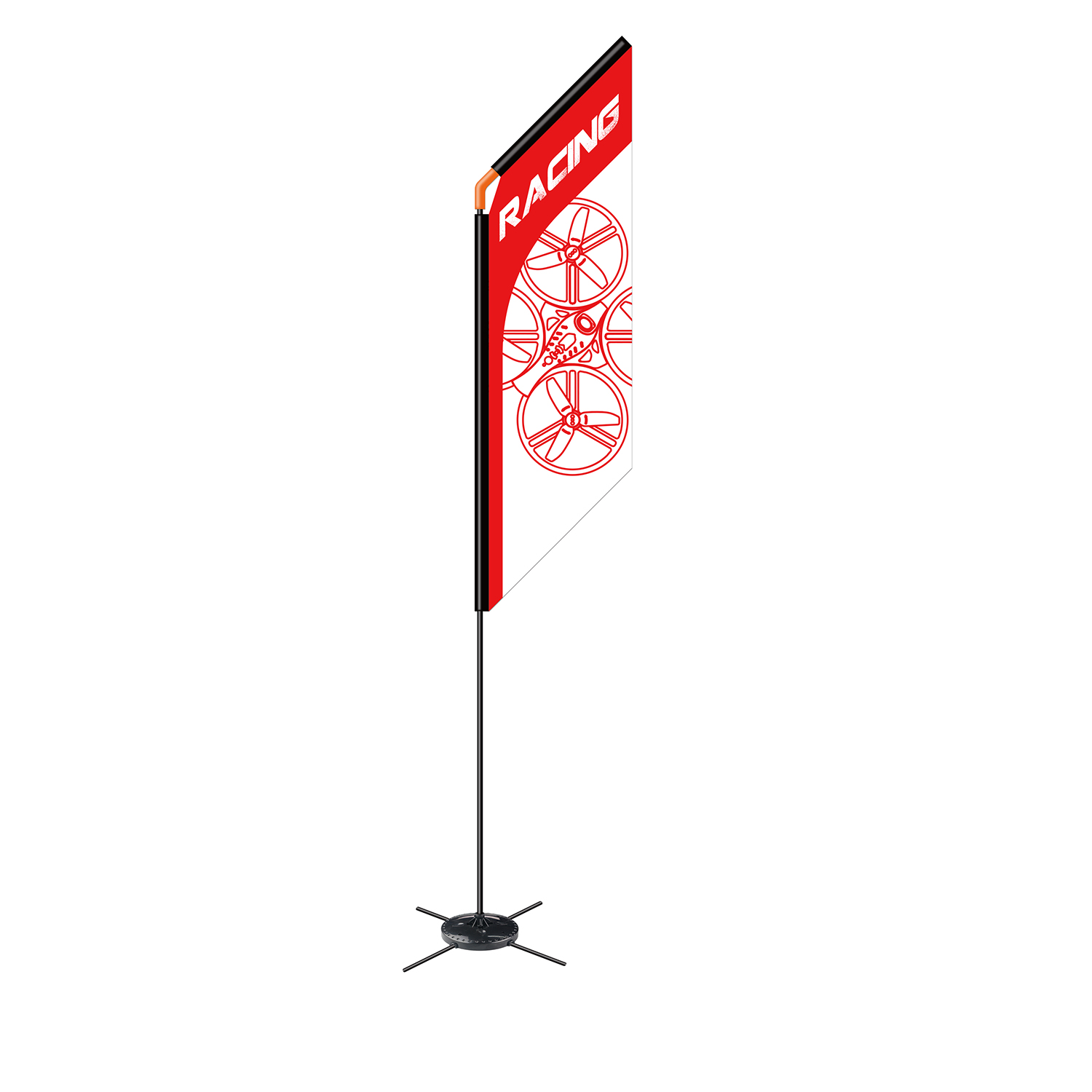 Drone Racing Flag - 560mm FPV 레이서 플래그 드론 쿼드