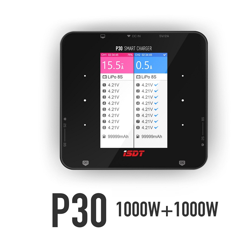 Drone Racing Charger - ISDT P30 듀얼 밸런스 충전기 신호