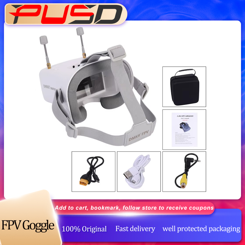 오리지널 008D PRO 화이트 FPV 고글(DVR 포 - Drone Racing Battery 리뷰 및 가격