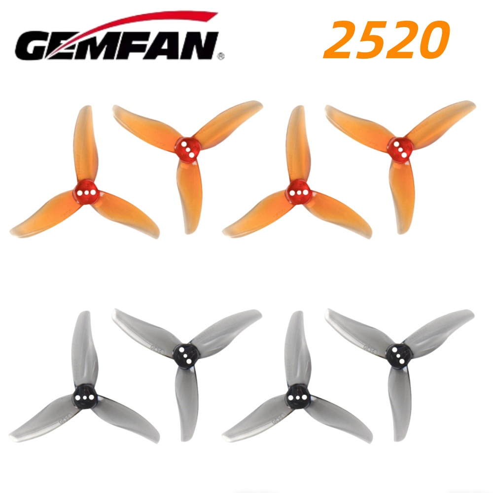 4쌍 Gemfan 허리케인 2520 2.5X2X3 3블 - Drone Racing Propeller 리뷰 및 가격