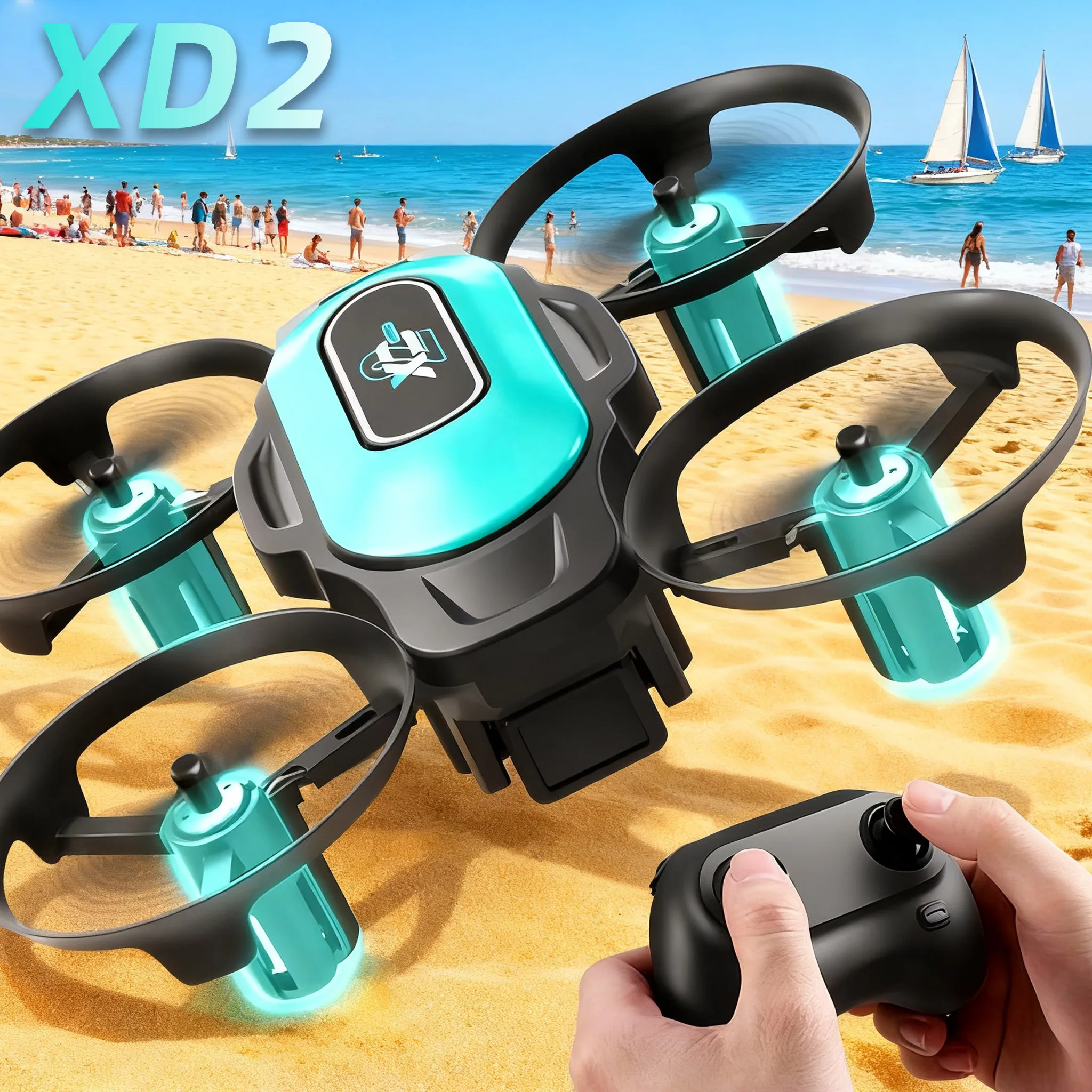 XD2 미니 드론, 360 °   스턴트 플립, LED - Drone Racing Camera 리뷰 및 가격