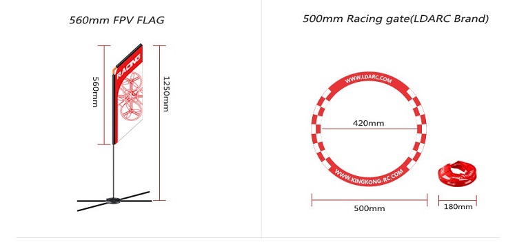 560mm FPV 레이서 플래그 드론 쿼드 유프 프리스 - Drone Racing Flag 리뷰 및 가격