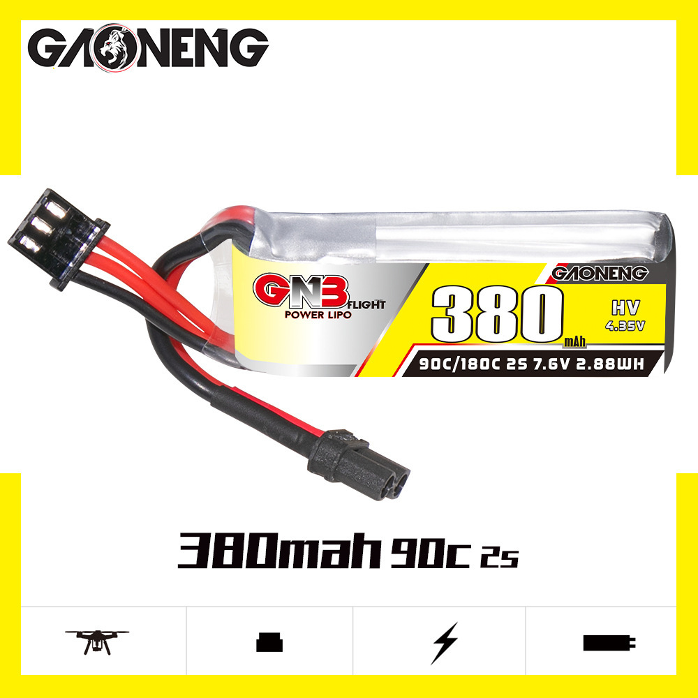 GNB 2S 7.6V 380mAh 90C/180C Li - Drone Racing Battery 리뷰 및 가격
