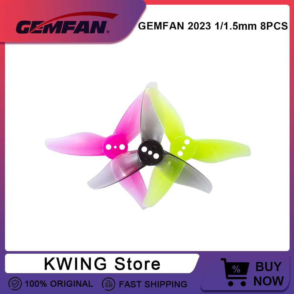 8PCS 젬팬 허리케인 2023 2X2.3X3 3-블레 - Drone Racing Gate 리뷰 및 가격