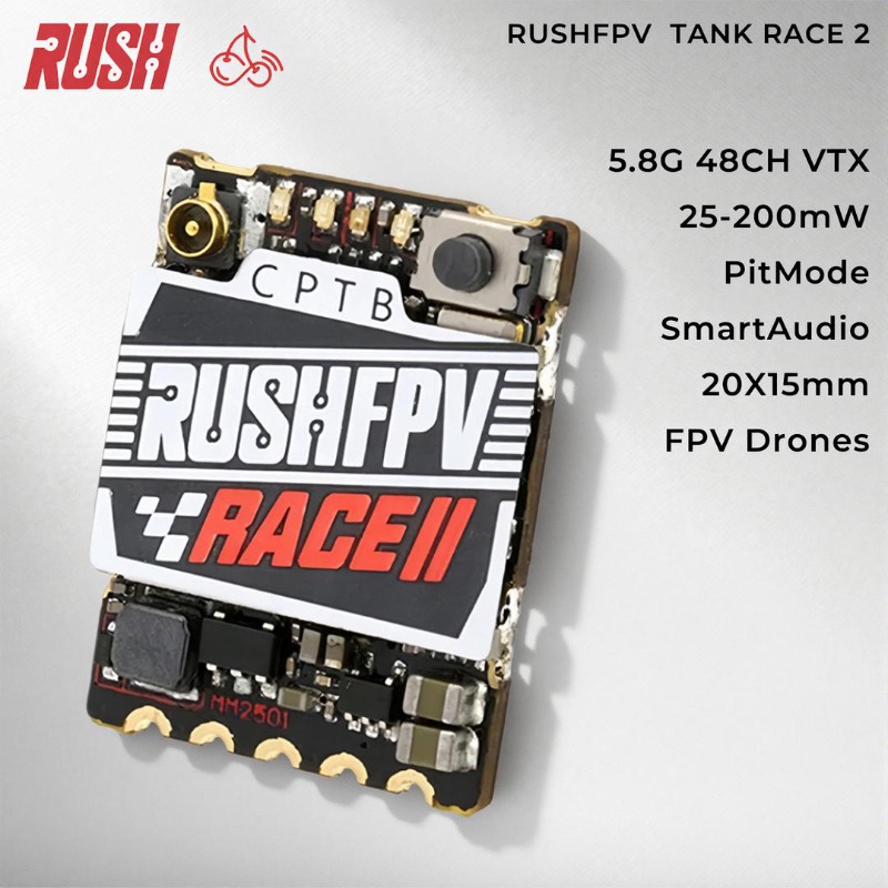 RushFPV 5.8GHz FPV VTX 48CH 25 - Drone Racing Vtx 리뷰 및 가격